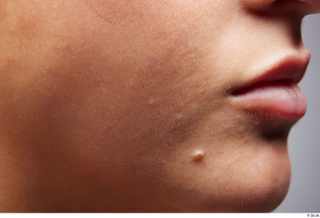 HD Skin Sulaika cheek chin face lips mouth skin pores…